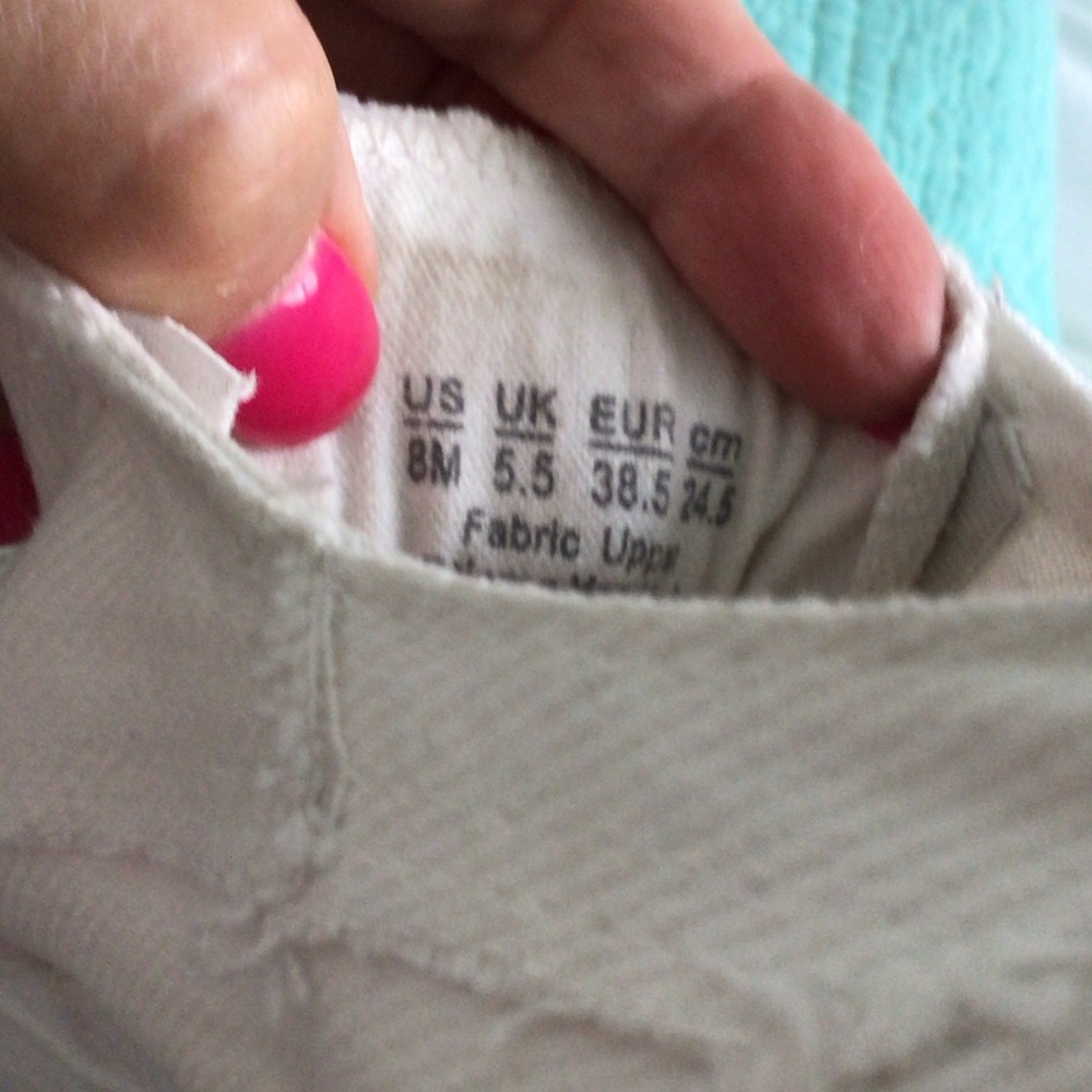 Blowfish Malibu - Women’s White Canvas Sneakers - Picture 7 of 8